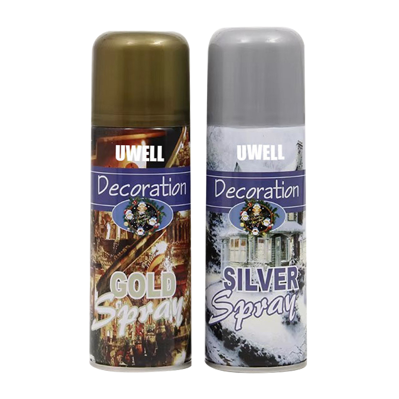 WHJJ-YL007 Gold Glitter Spray /Silver Glitter Spray